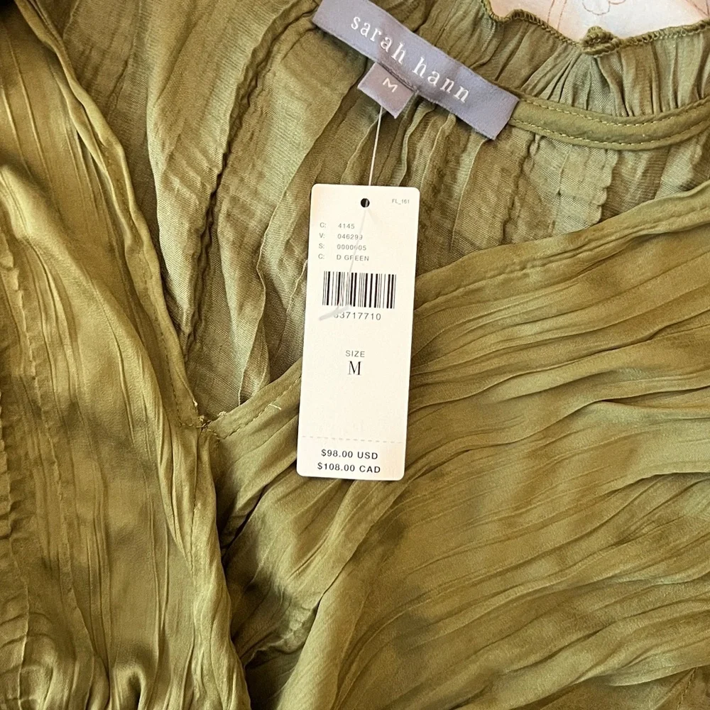Anthropologie - Sarah Hann Textured Mock-Neck Cutout Dress NWT - Picture 5 of 7